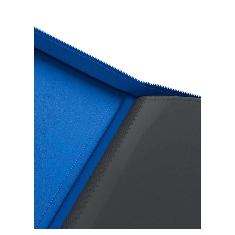 Palms Off Gaming Collector's Series Card Loader TOP LOADER Clear Zip Binder - Blue