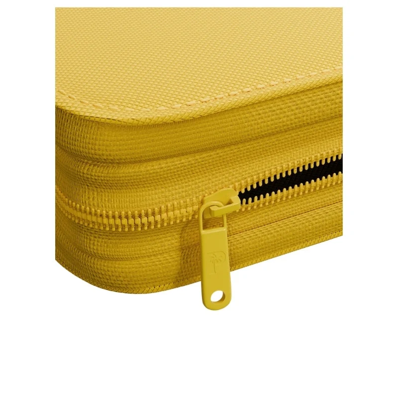 Palms Off Gaming Collector's Series Card Loader TOP LOADER Clear Zip Binder - Yellow