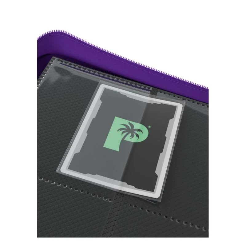 Palms Off Gaming Collector's Series 4 Pocket Zip Trading Card Binder - Purple