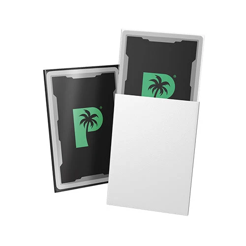 Palms Off Gaming Palms Off Standard 100pc Blackout Deck Sleeves - White Matte