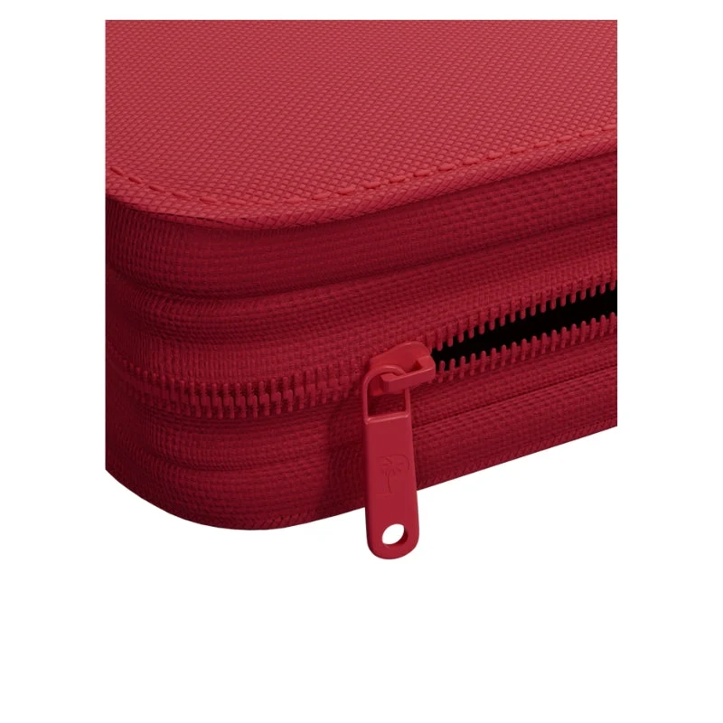 Palms Off Gaming Collector's Series 12 Pocket Zip Trading Card Binder - Red