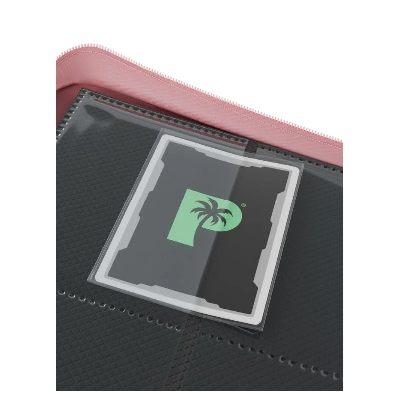 Palms Off Gaming Collector's Series 4 Pocket Zip Trading Card Binder - Pink