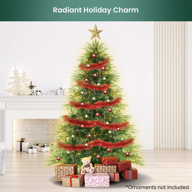 Christabelle 1.8m Prelit Everglow Fir Christmas Tree with 300 LED Lights