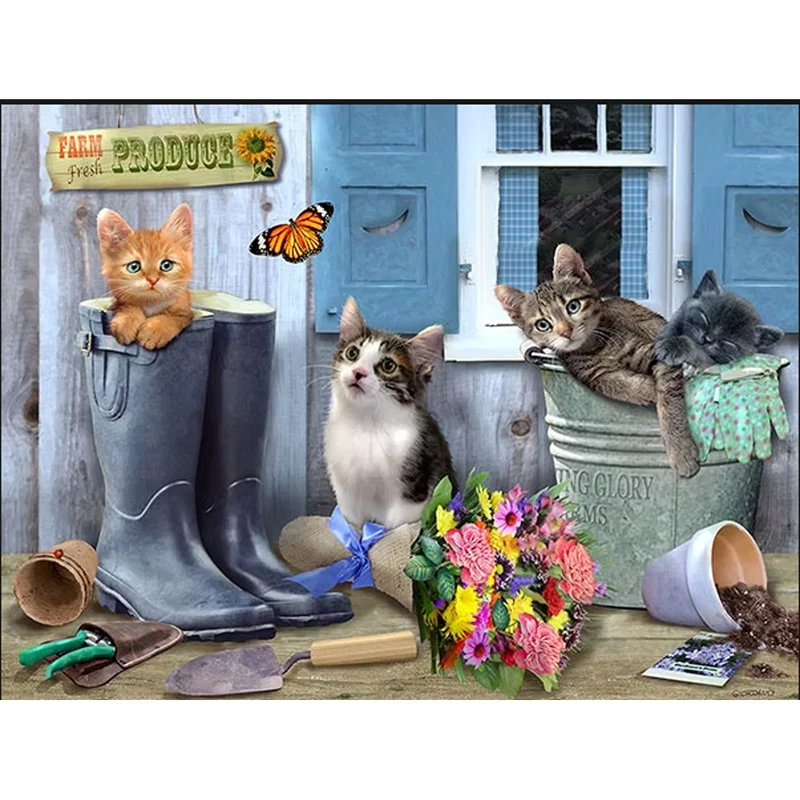 Prime3D 500pc Lenticular Giordano Fresh Farm Produce Jigsaw Puzzle