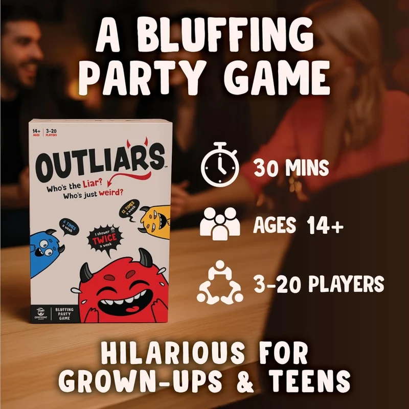 Confident Games Outliars Ultimate Bluffing Party Game