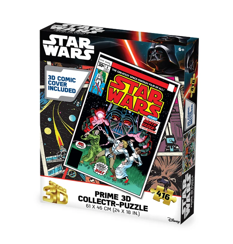 Prime3D 416pc Lenticular Comic Star Wars Jigsaw Puzzle 3D Design 2