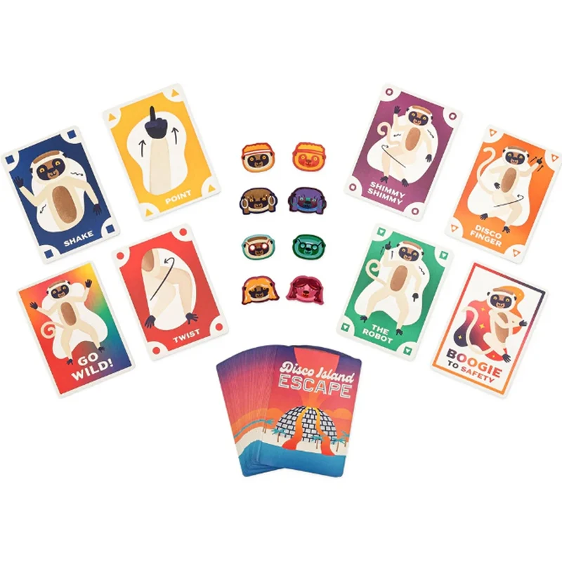 Hootenanny Disco Island Escape Board Game