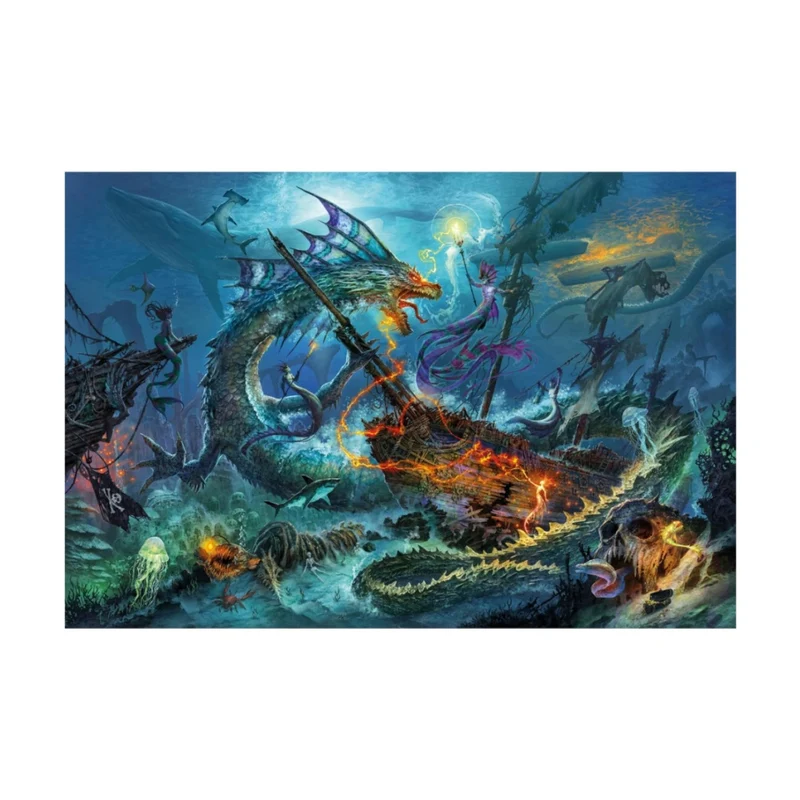 Clementoni The Under Water Battle 3000 Piece Puzzle Set