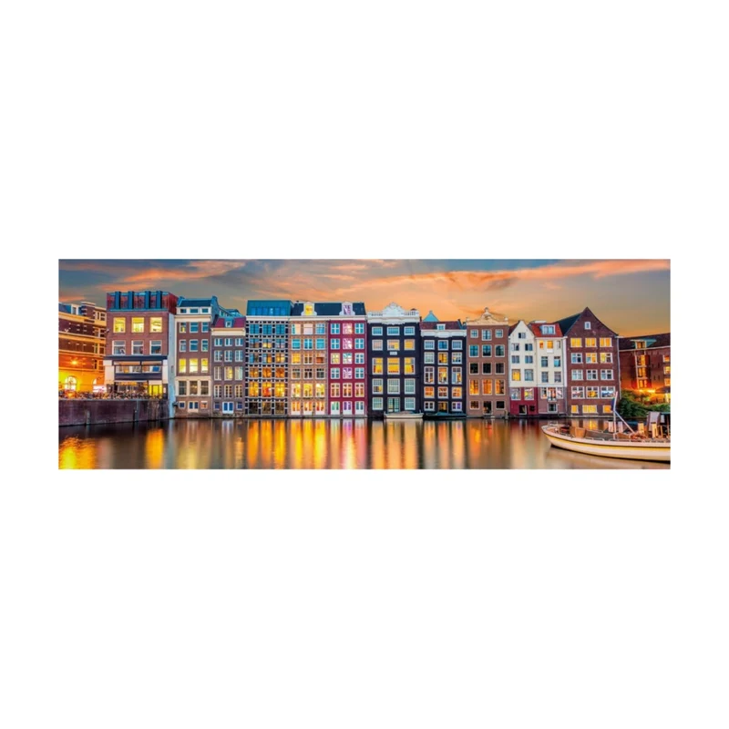 Clementoni Bright Amsterdam 1000 Piece Jigsaw Puzzle