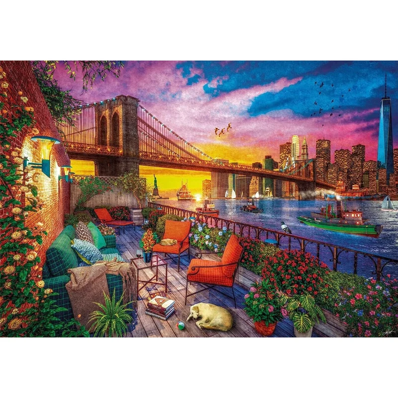 Clementoni 3000pc Manhattan Balcony Jigsaw Puzzle
