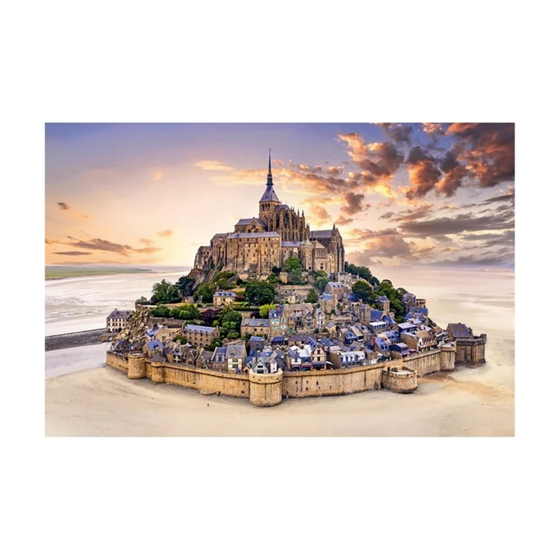 Clementoni The Mont Saint-Michel Rising 1500 Piece Jigsaw Puzzle