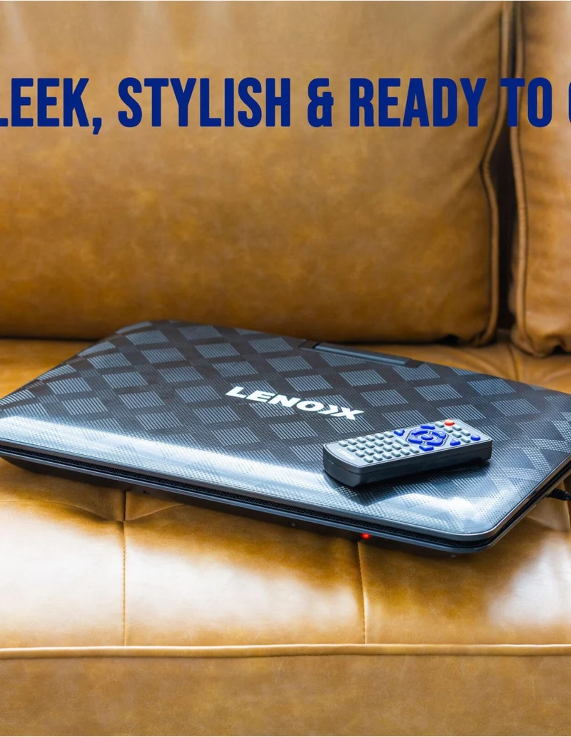 Lenoxx 15.4" Swivel Portable DVD Player and Screen (Rechargeable)