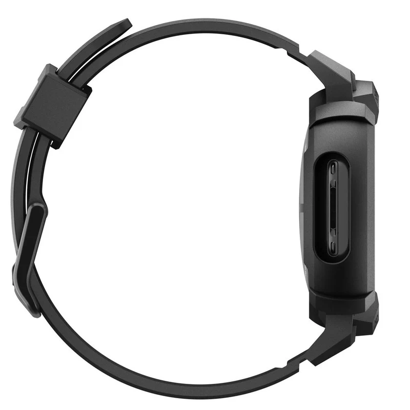 Spigen Pixel Watch 5/4 41mm Rugged Armor Pro Band Case with Stand (Black)