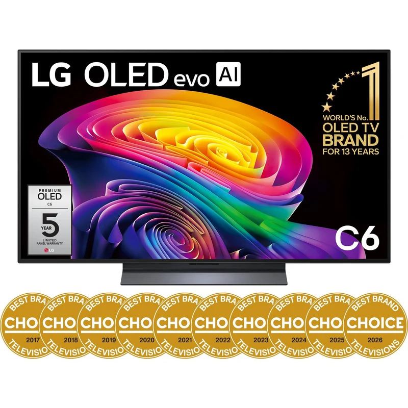 LG 48" OLED EVO AI C6 4K Smart TV [2026]