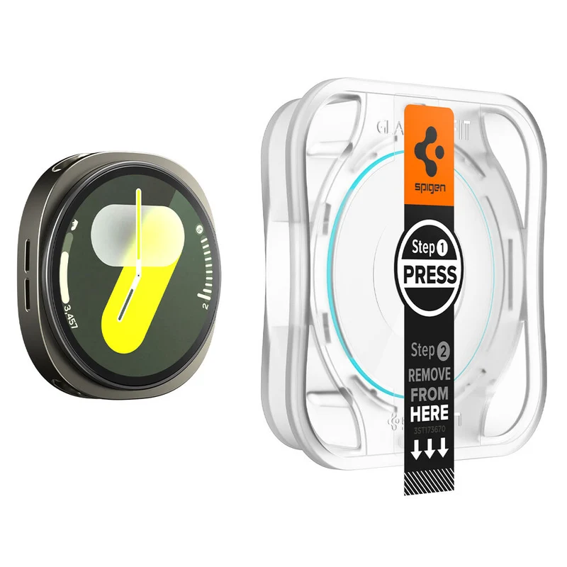 Spigen Galaxy Watch 9 / 8 44mm GLAS.tR EZ Fit Glass Screen Protector 2PCS (Clear)