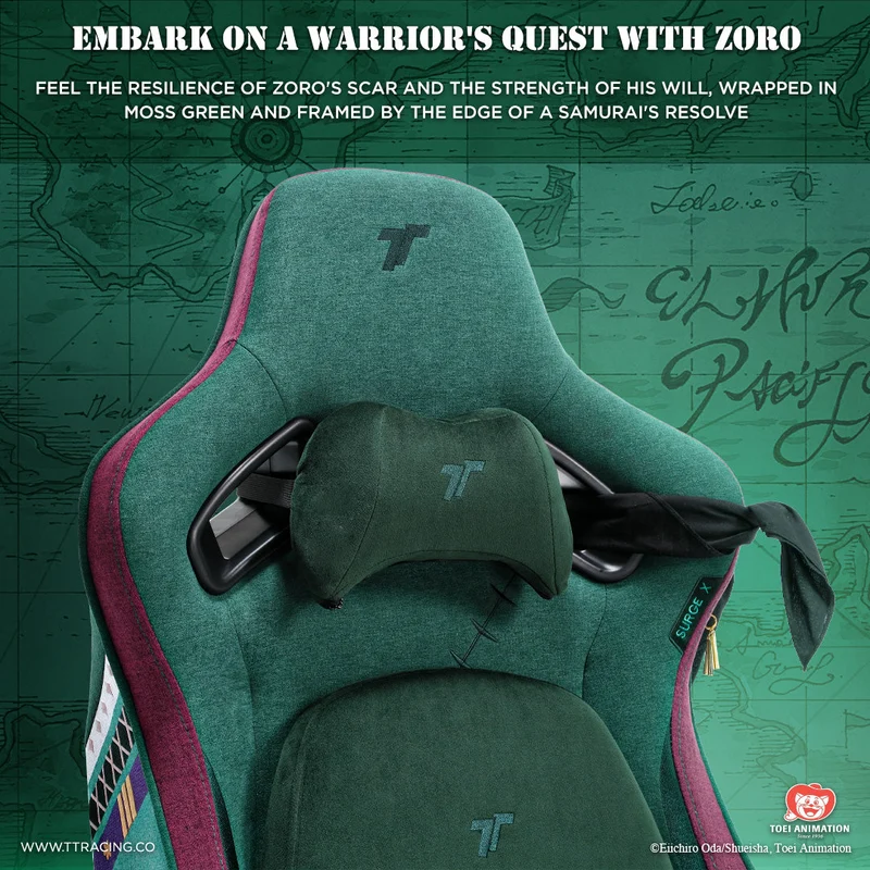 TTRacing Surge X Air Threads Fabric Gaming Chair - Zoro Edition