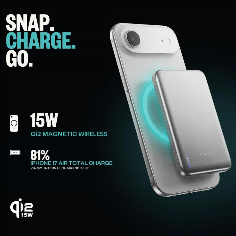 BMX SolidSafe Air 5K Powerbank (Silver)