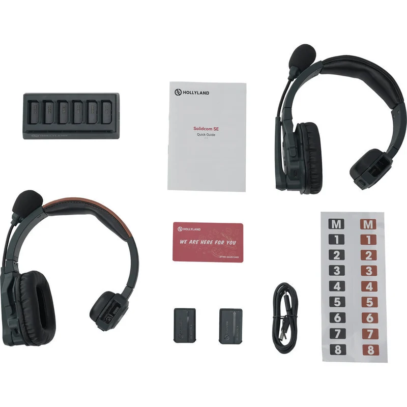 Hollyland Solidcom SE Global 2-Person Full-Duplex Headset Intercom System