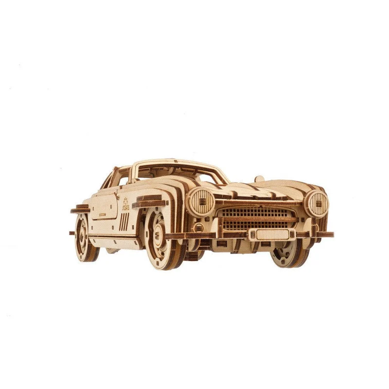Ugears 1:24 Scale Winged Sports Coupe Wooden Model Kit
