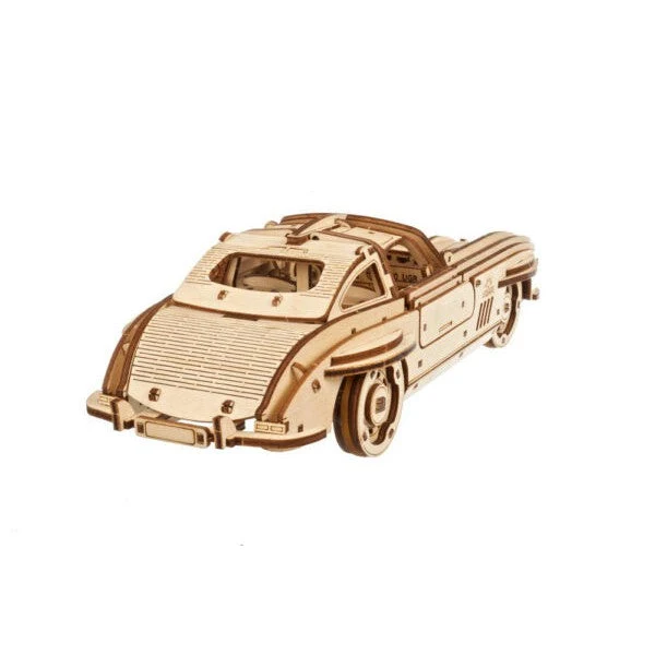 Ugears 1:24 Scale Winged Sports Coupe Wooden Model Kit