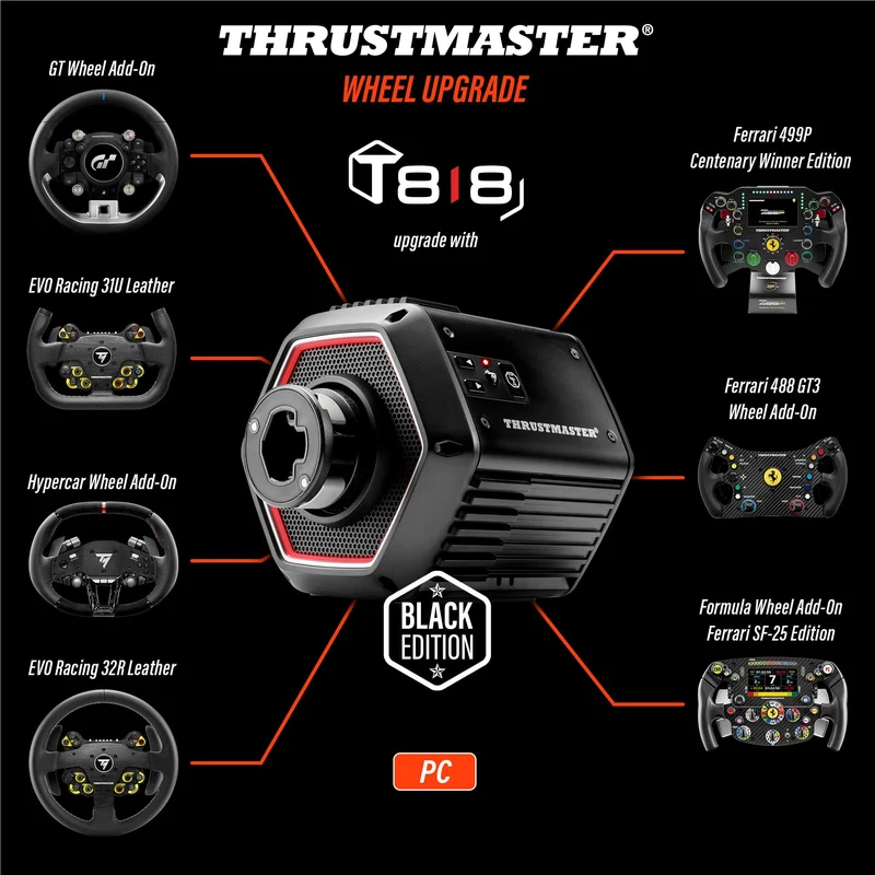 Thrustmaster T818 Servo Base Black Edition