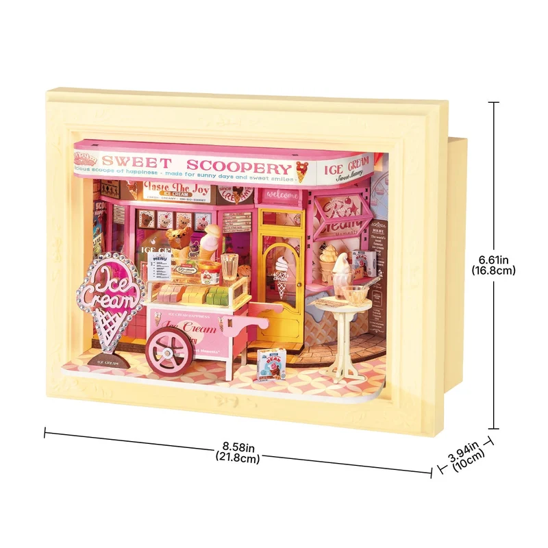 DIY Framed Sweet Scoopery Ice Cream