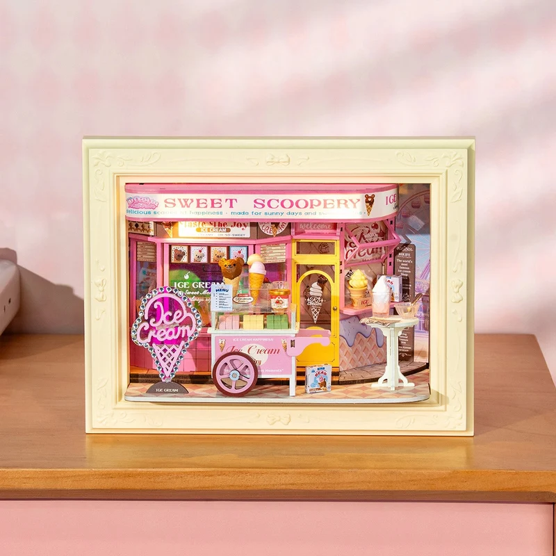 DIY Framed Sweet Scoopery Ice Cream