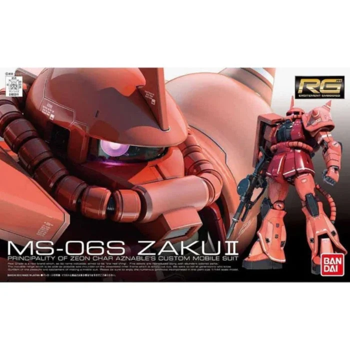 Bandai Rg 1/144 Ms-06s Zaku Ii