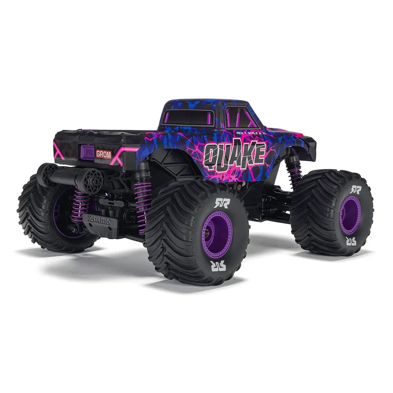 ARRMA Quake Grom RC Monster Truck Electric 4WD 1/16 Scale RTR (Purple)