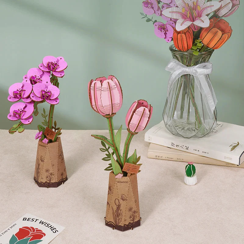 Wood Bloom Purple Moth Orchid