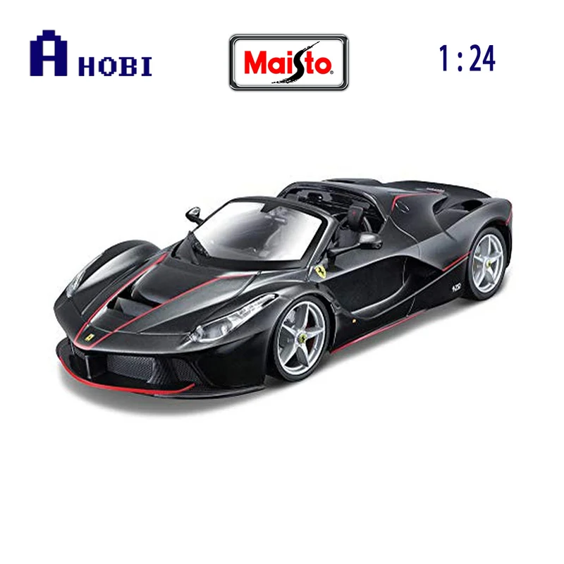 Maisto Licensed 1:24 Scale Assembly Line LaFerrari Aperta 2018 Diecast Model Car Black