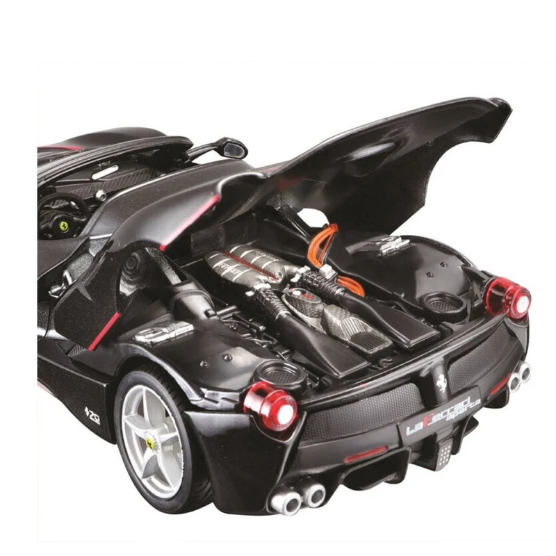 Maisto Licensed 1:24 Scale Assembly Line LaFerrari Aperta 2018 Diecast Model Car Black