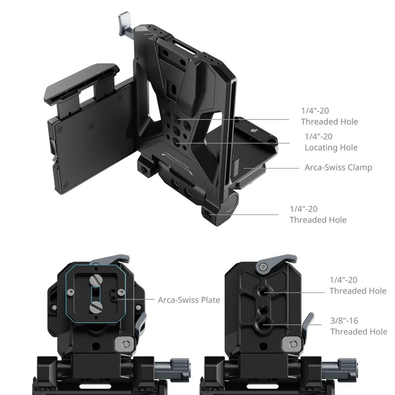 SmallRig V-Mount Battery Mount Plate Kit (Pro) 5315