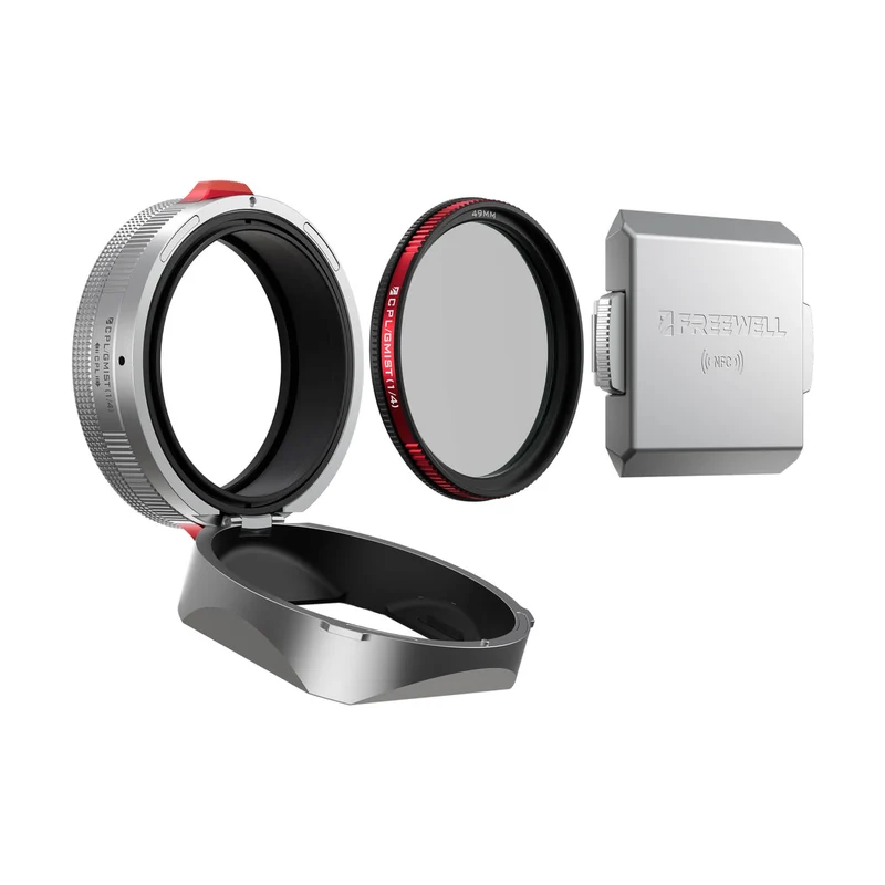 Freewell Real Lens Hood for Fuji X100 Series (Silver)
