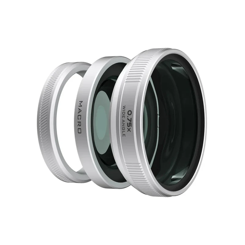 Freewell 2-in-1 Wide Angle & Macro Lens for FUJI X100VI X100V (Silver)