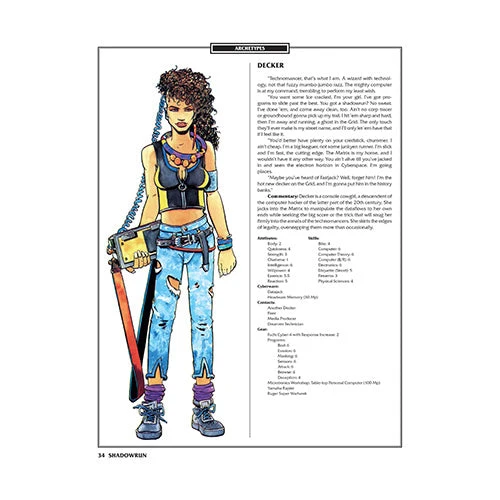 Catalyst Game Labs Shadowrun First Ed 35th Anniversary