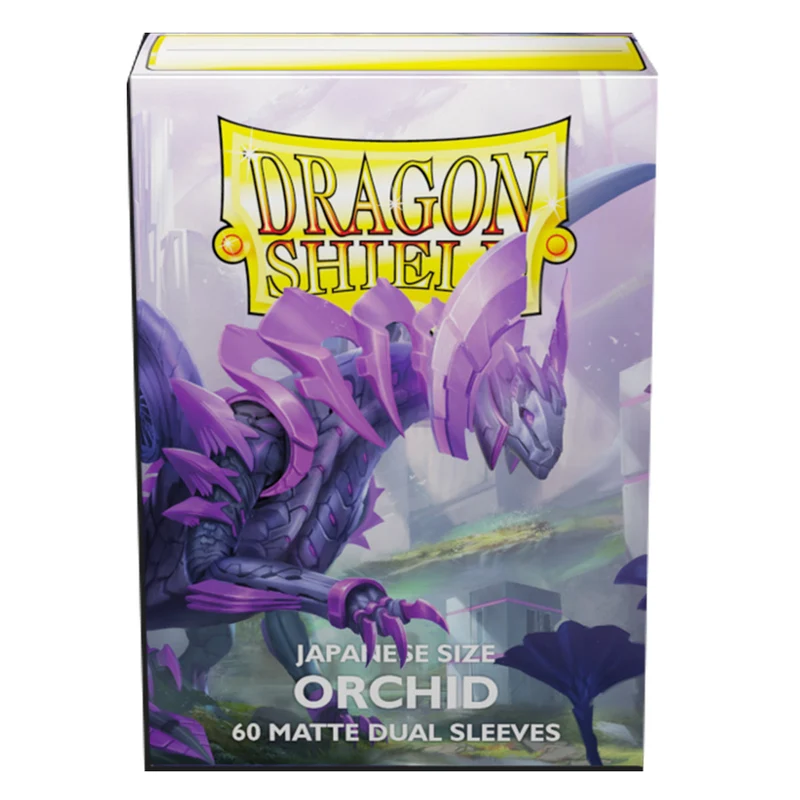 Arcane Tinmen Dragon Shield Japanese 60ct Dual Matte Orchid Pink Sleeves 59x86mm
