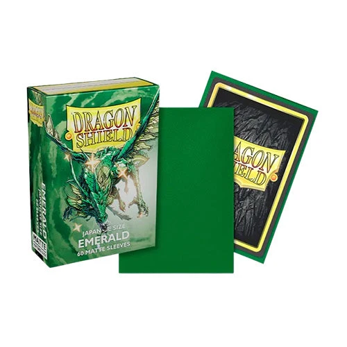 Arcane Tinmen Dragon Shield Japanese 60ct Matte Emerald Sleeves 59x86mm