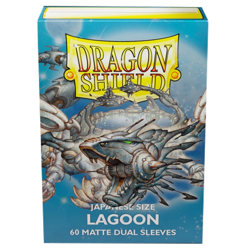Arcane Tinmen Dragon Shield Japanese 60ct Dual Matte Lagoon Blue Sleeves 59x86mm