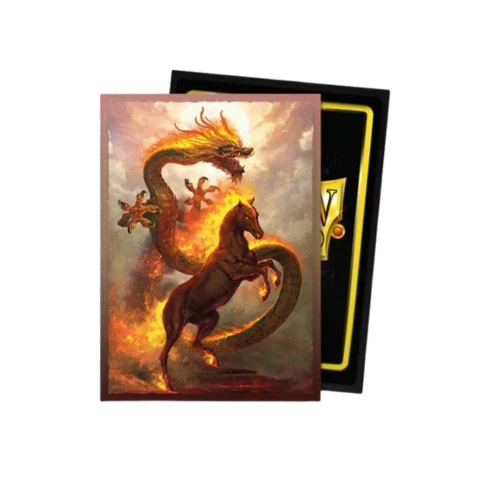 Arcane Tinmen Dragon Shield 100ct Matte Dual Art Lunar New Year 2026 Fire Horse Sleeves