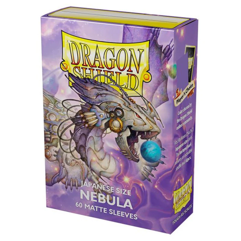Arcane Tinmen Dragon Shield Japanese 60ct Matte Nebula Purple Sleeves 59x86mm