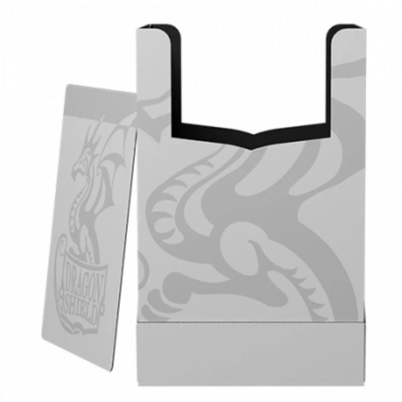 Arcane Tinmen Dragon Shield Deck Shell Deck Box Ashen White