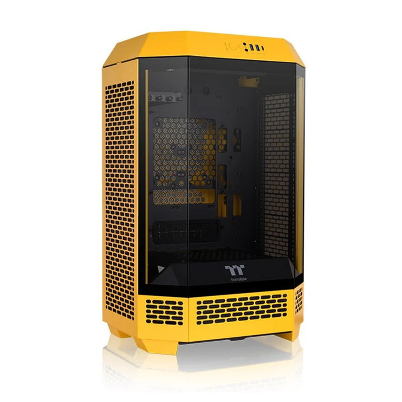 Thermaltake CA1Y400S4WN00 The Tower 300 Tempered Glass Micro-ATX Tower Case (Bumblebee)