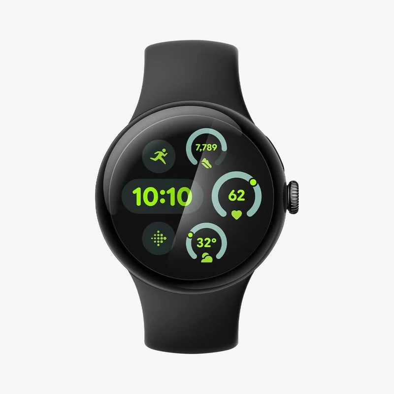 Spigen Google Pixel Watch 5/4/3 45mm Elite Shield EZ Fit 2PCS Screen Protector (Clear) - Clear