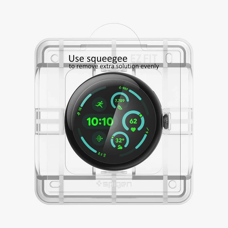 Spigen Google Pixel Watch 5/4/3 45mm Elite Shield EZ Fit 2PCS Screen Protector (Clear) - Clear