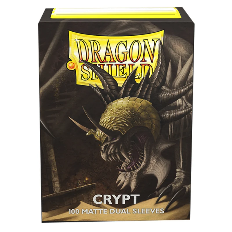 Arcane Tinmen Dragon Shield Standard 100ct Dual Matte Crypt Grey Sleeves 63x88mm