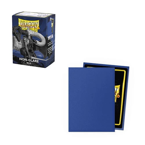 Arcane Tinmen Dragon Shield Standard 100ct Non Glare Matte Blue Sleeves 63x88mm