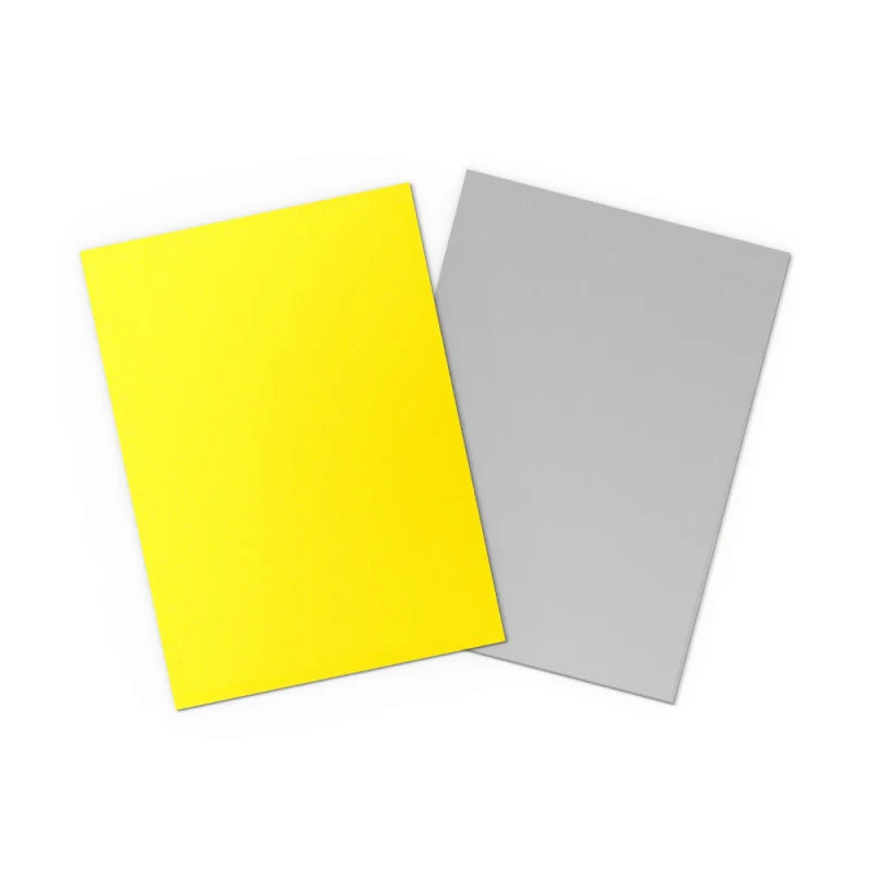 Arcane Tinmen Dragon Shield Standard 100ct Dual Matte Yellow/Silver Sleeves 63x88mm
