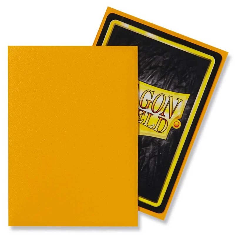 Arcane Tinmen Dragon Shield Standard 100ct Matte Yellow Sleeves 63x88mm