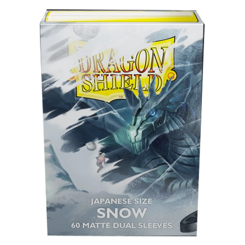 Arcane Tinmen Dragon Shield Japanese 60ct Dual Matte Snow White Sleeves 59x86mm